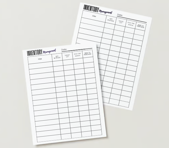 Inventory Management Template