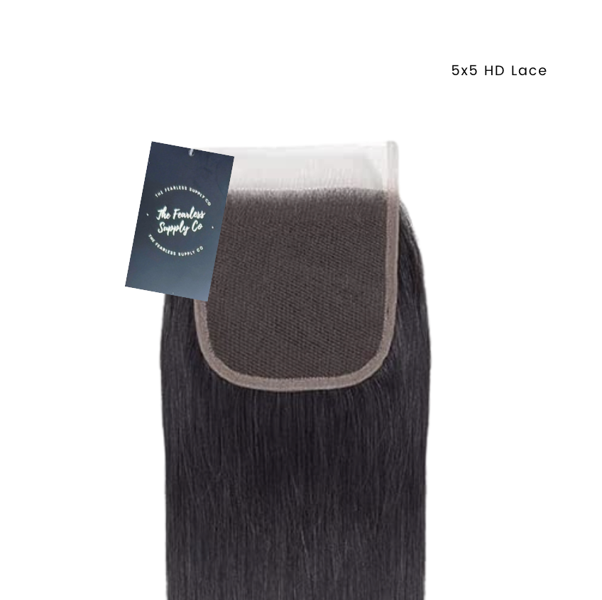 5x5 Raw HD Lace Closure (All Textures)