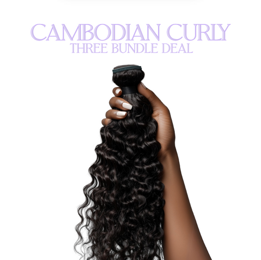 Raw Cambodian Curly (Three Bundle Deal)