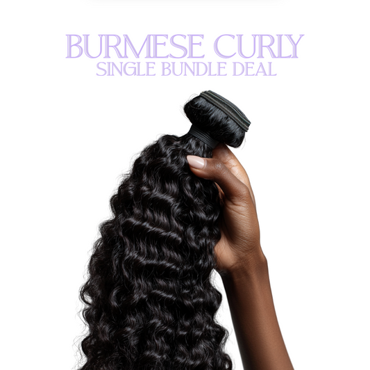 Raw Burmese Curly (Single Bundle)